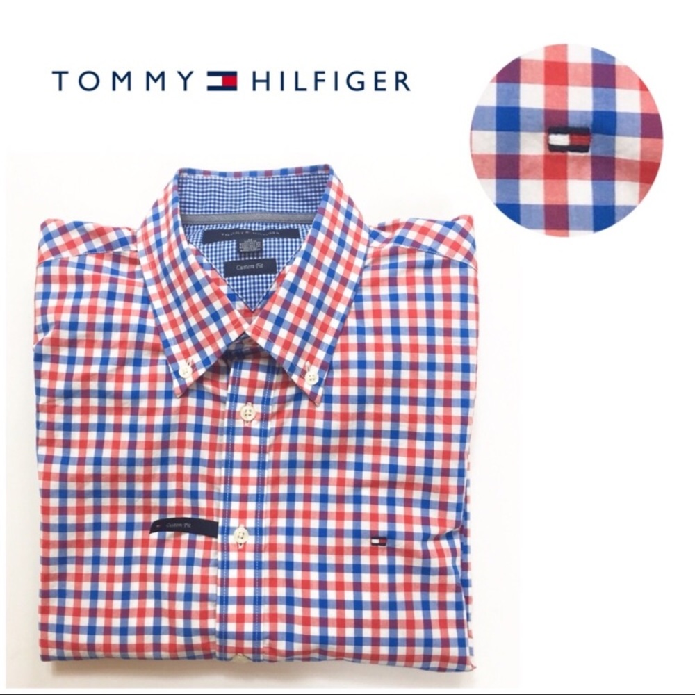 Tommy Hilfiger Custom Fit Plaid Shirt